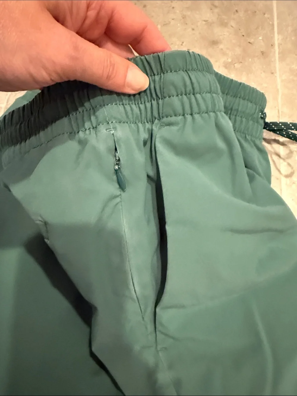 J. Crew Men's Deep Green Swim Trunks